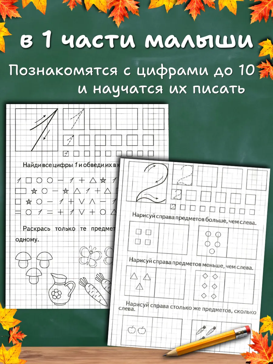Изучаем математику. Рабочие тетради