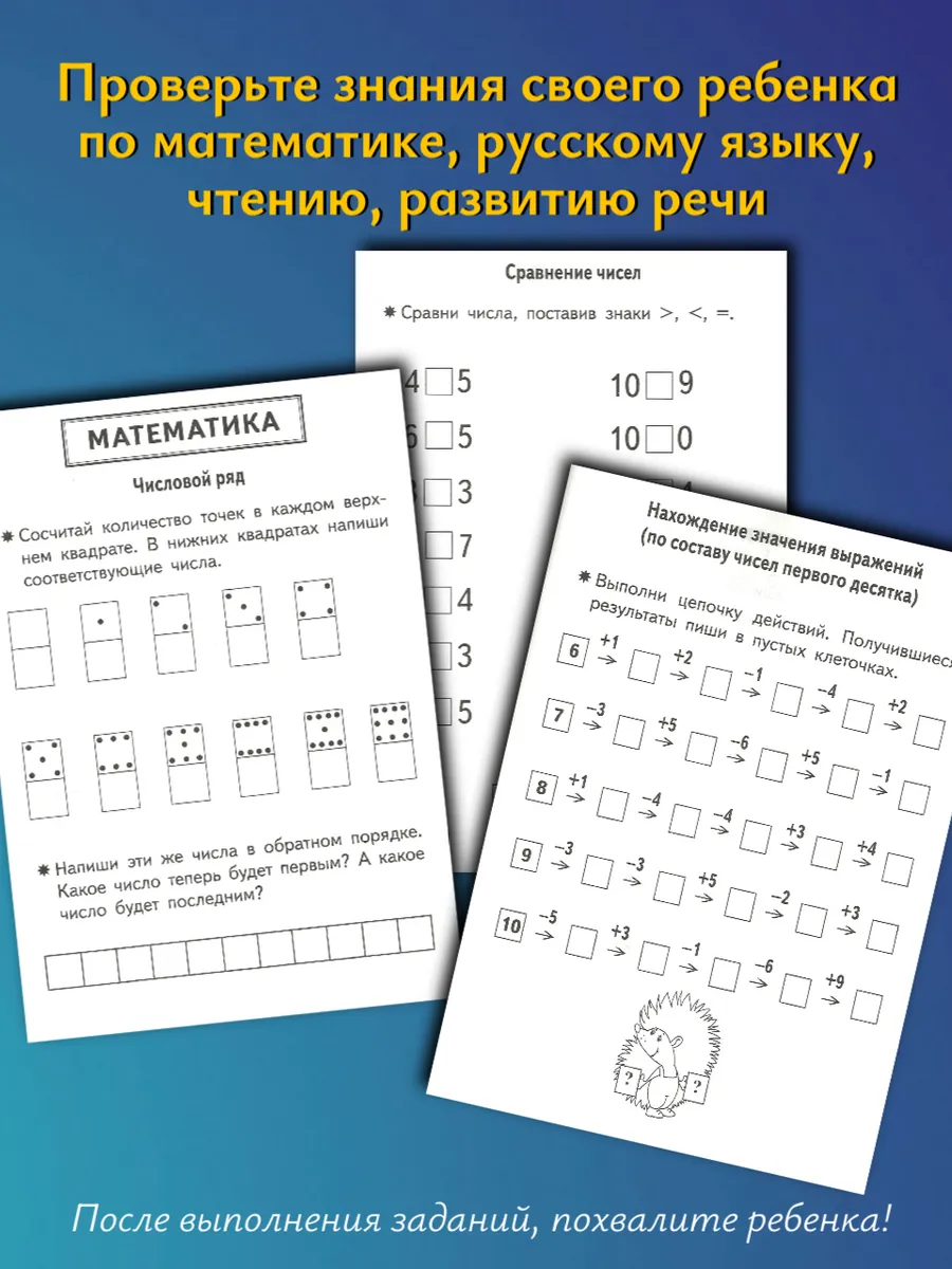 Проверяем готовность ребенка к школе. Рабочая тетрадь