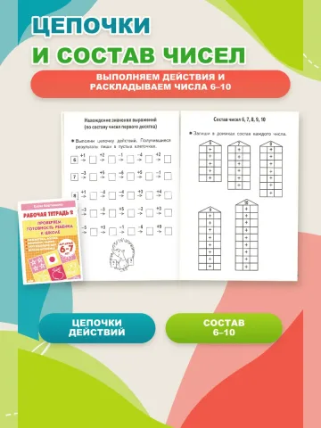 Проверяем готовность ребенка к школе. Рабочая тетрадь
