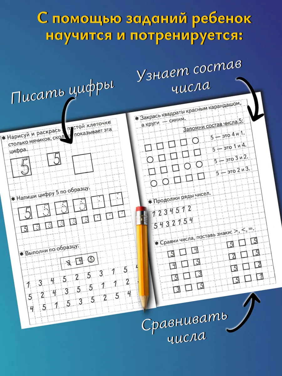 Развиваем математические способности. Рабочая тетрадь