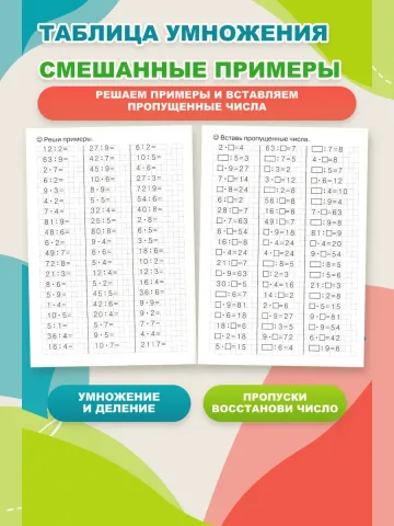 Табличное умножение и деление. Рабочая тетрадь