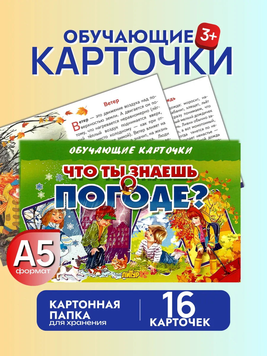 Что ты знаешь о погоде. Набор карточек