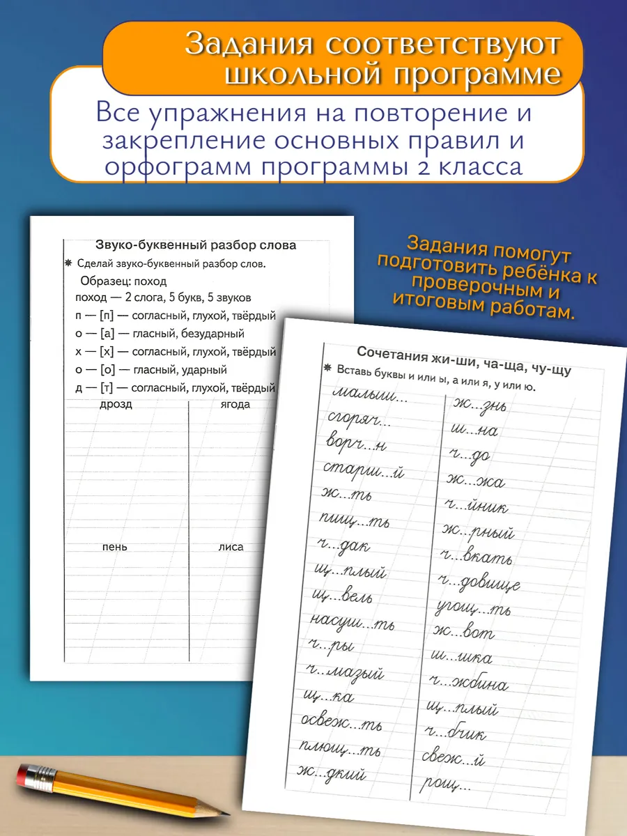 Тренажер по русскому: Грамотное письмо 2 класс