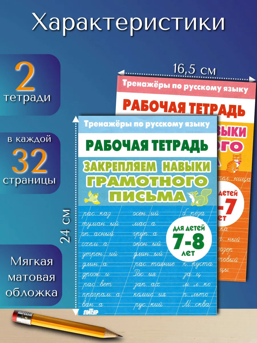 Тренажер по русскому языку: Грамотное письмо 1 класс