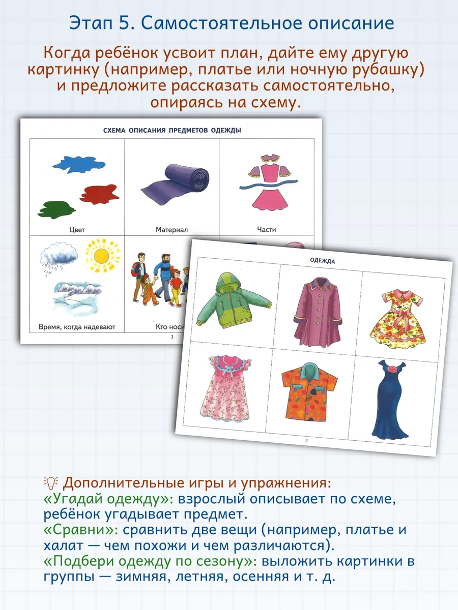 Логопедические уроки Опорные схемы для рассказов